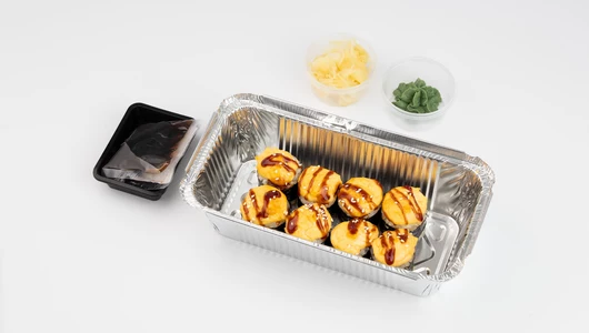 Запеченный лосось-ролл