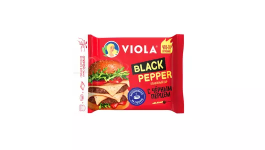 Сыр плавленый Viola с черным перцем Black Pepper 45% 140 г