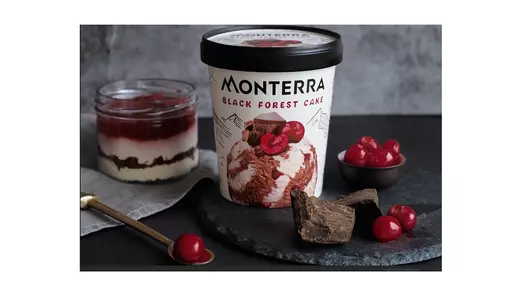 Мороженое Monterra Шоколадно вишневый торт 480 мл