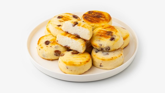 Сырники с изюмом на рисовой муке запеченные, зам.