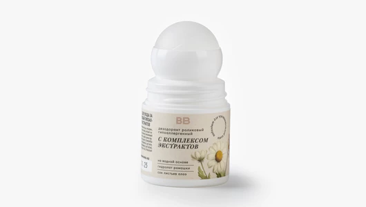 Дезодорант роликовый гипоаллергенный с комплексом экстрактов