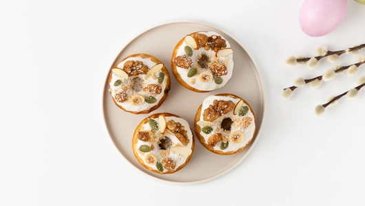 Кексы-мини "Пасхальные", 4 шт