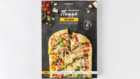 Пицца римская "4 сыра" на томатной основе, зам., 380 г