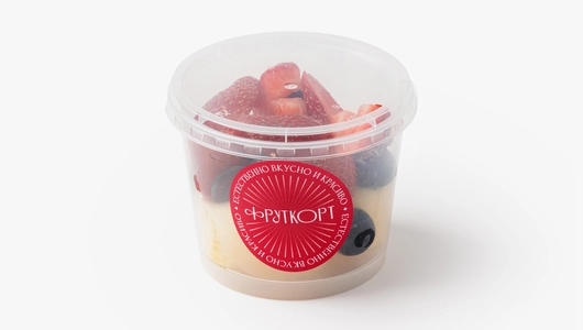 Фруктовый микс (банан, голубика, клубника), 160 г