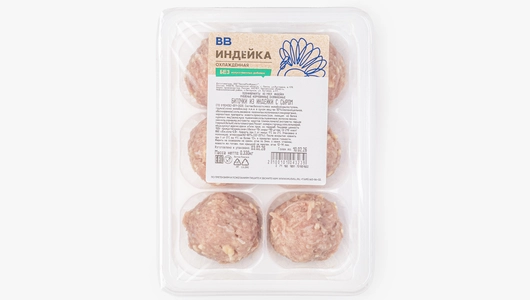 Биточки из&nbsp;индейки с&nbsp;сыром