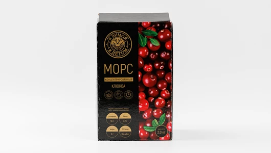 Морс клюквенный концентрированный, 2 кг