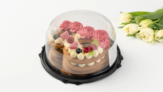 Торт "Медовая восьмерка" (с мармеладом малина)