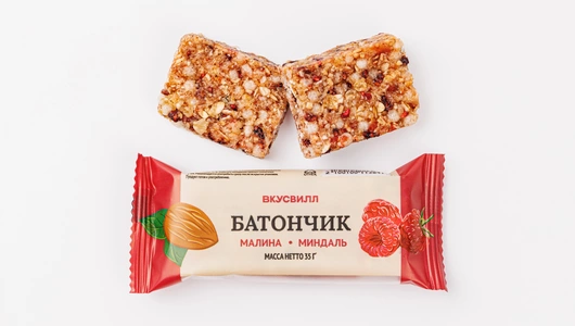 Батончик «Малина-миндаль»