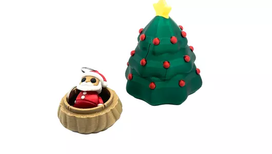 Игрушка Funberry toys 3D Санта в&nbsp;елочке