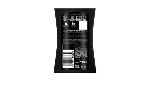 Гель для душа Акс Дарк темптейшн Темный шоколад мужской 250 мл