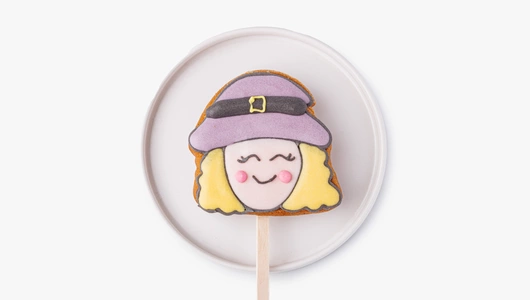 Пряник имбирный "Монстрики" на палочке, 1 шт.