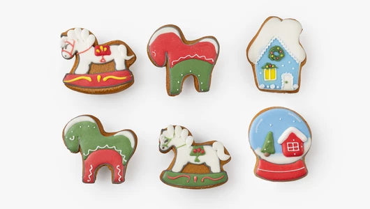 Пряник имбирный "Новогодний подарок", 1 шт.