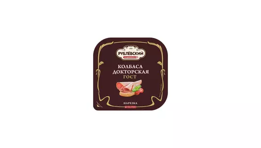 Колбаса вареная Рублевский Докторская нарезка 190 г