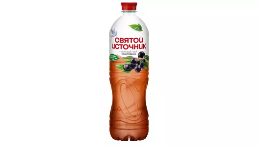 Холодный черный чай Святой Источник Смородина пэт 1 л