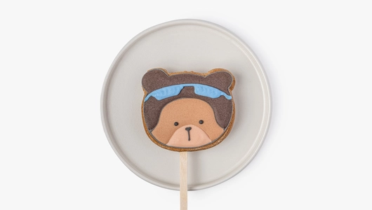 Пряник имбирный "23 Февраля" на&nbsp;палочке, 1 шт.