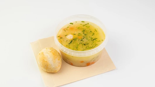 Сливочный суп с&nbsp;фрикадельками