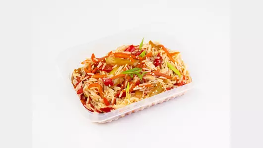 Рис с&nbsp;овощами в&nbsp;перечном соусе