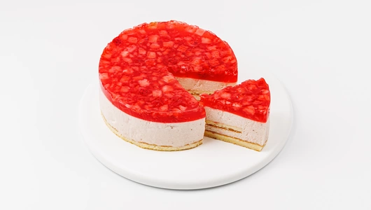 Торт "Клубника-банан" на японском бисквите Торт "Клубника-банан" на японском бисквите