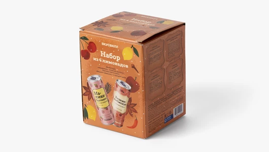 Лимонады: "Мандарин", "Пряное яблоко", "Малина-брусника", "Вишня-гибискус с&nbsp;перцем чили"