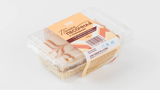 Песочная полоска с повидлом