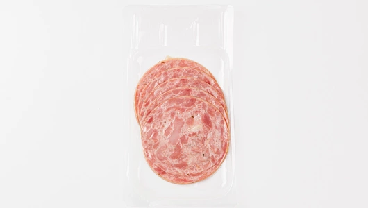 Ветчина "Аппетитная" из индейки, нарезка Ветчина "Аппетитная" из индейки, нарезка