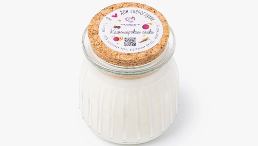 Свеча сувенирная "Кашемировая слива"