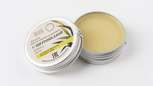 Бальзам "После укусов насекомых", с цитронеллой