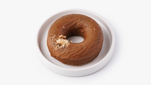 Донат кофейный, кафе