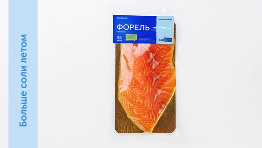 Форель малосоленая ломтики, 150 г