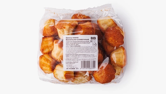 Кексы-мини ванильно-сливочные Кексы-мини ванильно-сливочные