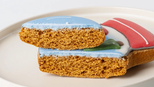 Пряник имбирный "Новогодний подарок", 1 шт.