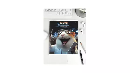 Тетрадь общая Феникс+ предметная Селфи Химия A5 48 листов в клетку на скрепке Тетрадь общая Феникс+ предметная Селфи Химия A5 48 листов в клетку на скрепке