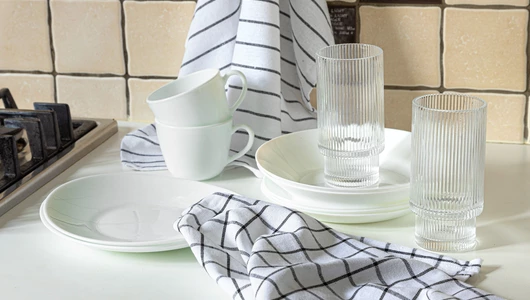 Набор кухонных полотенец с петелькой, размер 45x60 cм, 100% хлопок, 2 шт.