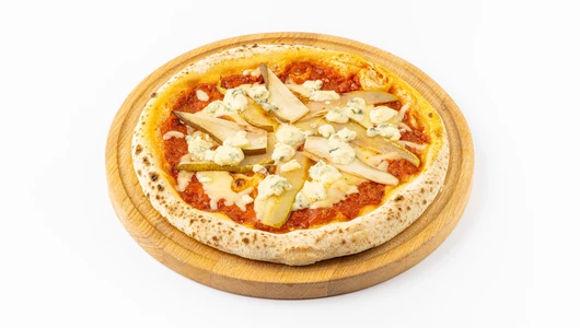 Пицца с печёной грушей