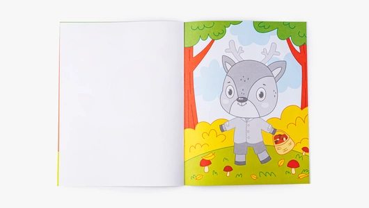 Лесные животные: книжка-картинка с аппликацией Лесные животные: книжка-картинка с аппликацией