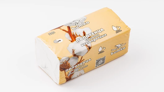 Полотенца бумажные листовые, 200 шт
