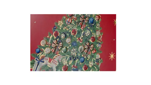 Открытка City home С новым годом двойная с конвертом 1 шт