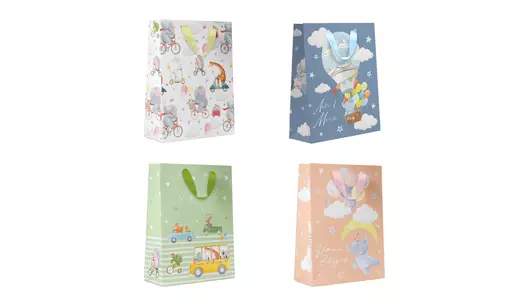 Пакет подарочный Paketiko Kids Dreams 18х22х10 см в ассортименте Пакет подарочный Paketiko Kids Dreams 18х22х10 см в ассортименте