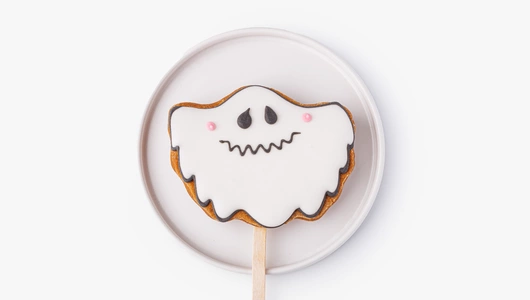 Пряник имбирный "Монстрики" на палочке, 1 шт.