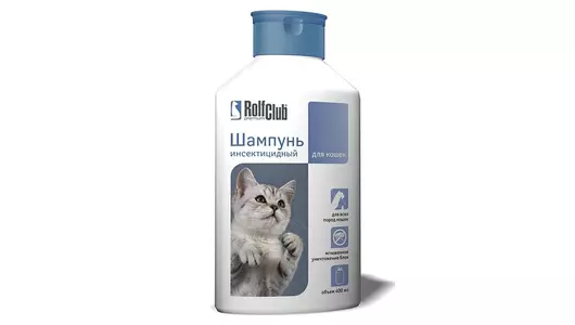 Rolf Club Шампунь для кошек от блох и клещей 400мл  (Экопром)