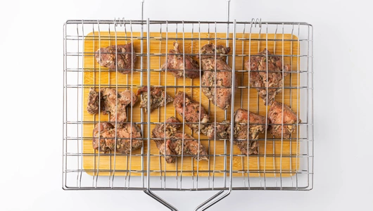 Шашлык из мяса бедра индейки, зам.