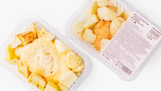 Мясо по-французски с печеным картофелем, 450 г