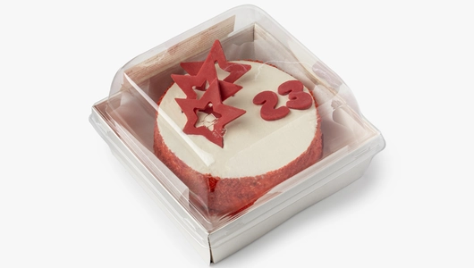 Торт “Торжественный” красный бисквит