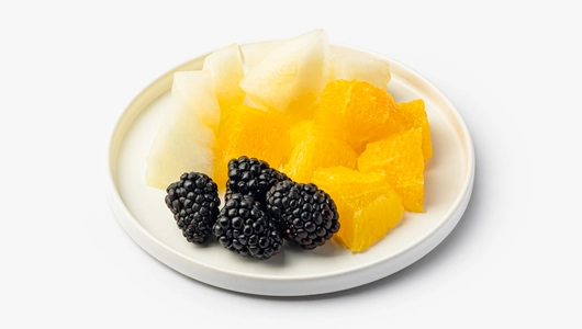 Фруктовый микс (дыня, апельсин, ежевика), 170 г