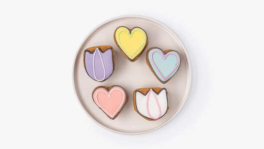 Пряники-мини имбирные "Любимым дамам" (1 уп.)