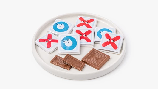 Вкусная игра из&nbsp;шоколада (крестики-нолики)