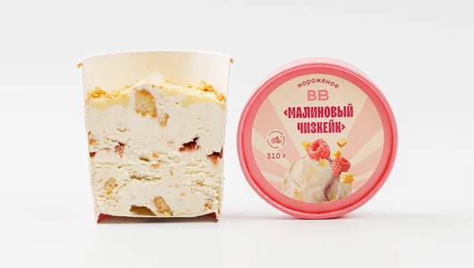 Мороженое "Малиновый чизкейк", 310&nbsp;г