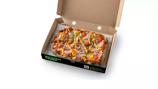 Пицца Zotman на&nbsp;бородинском тесте с&nbsp;окороком 470 г