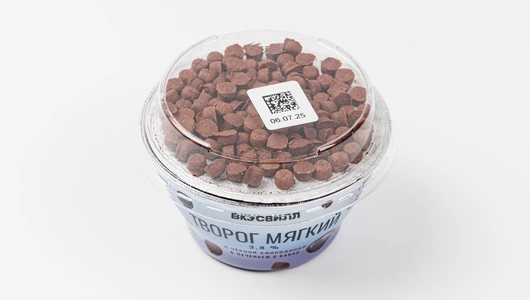Творог мягкий с черн. смород. с печеньем с какао 3,8%