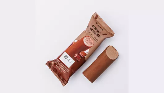 Пломбир шоколадный во&nbsp;взбитой глазури